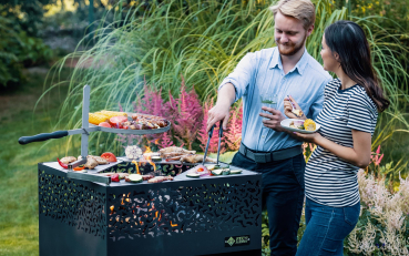 Preview: FEU DU JARDIN Grillrost Rund 38cm